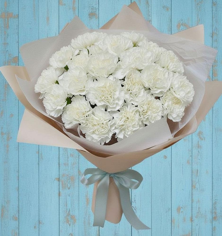 Букет цветов из: Гвоздики в Пролетарский Московской области