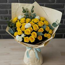 Букет цветов из:  Розы в Пролетарский Московской области