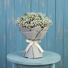 Букет цветов из:  Гипсофила в Пролетарский Московской области
