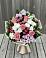 Букет цветов из: Альстромерии, Гвоздики, Розы и Хризантемы в Пролетарский Московской области
