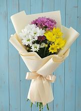 Букет цветов из:  Хризантемы в Пролетарский Московской области
