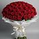 Букет 101 Красная роза Блэк Мэджик в Пролетарский Московской области
