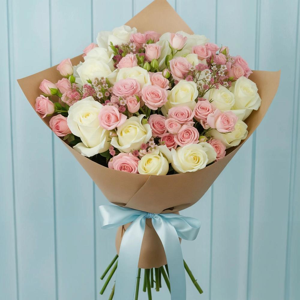 Букет цветов из: Розы в Пролетарский Московской области