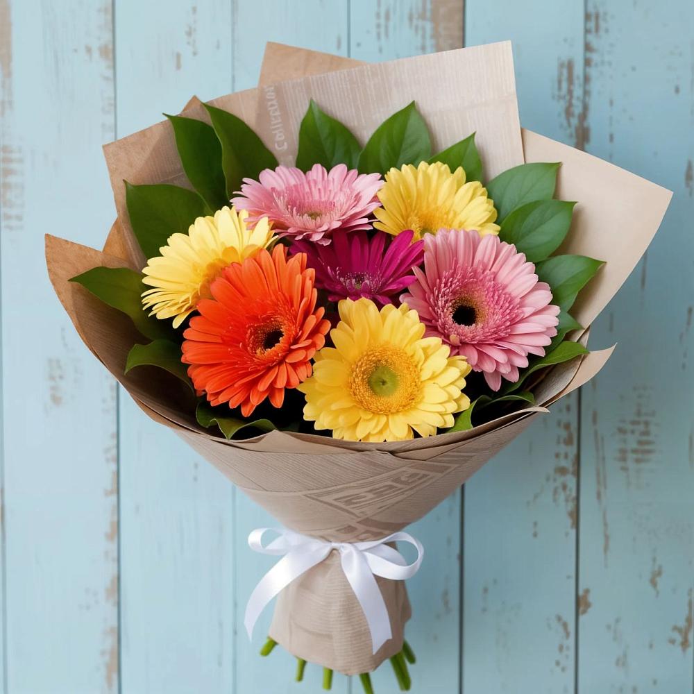 Букет цветов из: Герберы в Пролетарский Московской области