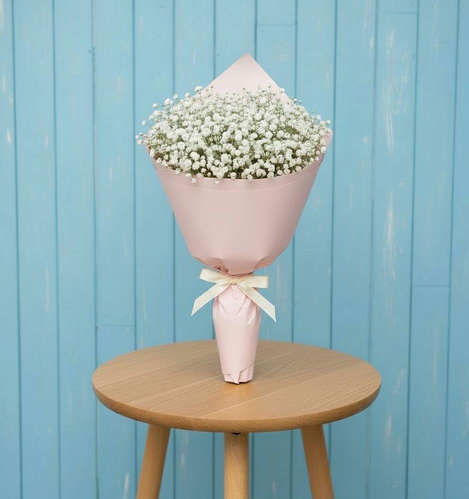 Букет цветов из: Гипсофила в Пролетарский Московской области