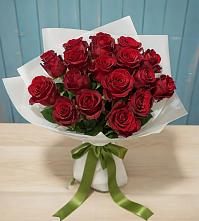 Букет Красные розы в Пролетарский Московской области
