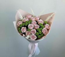 Букет цветов из:  Розы и Хризантемы в Пролетарский Московской области