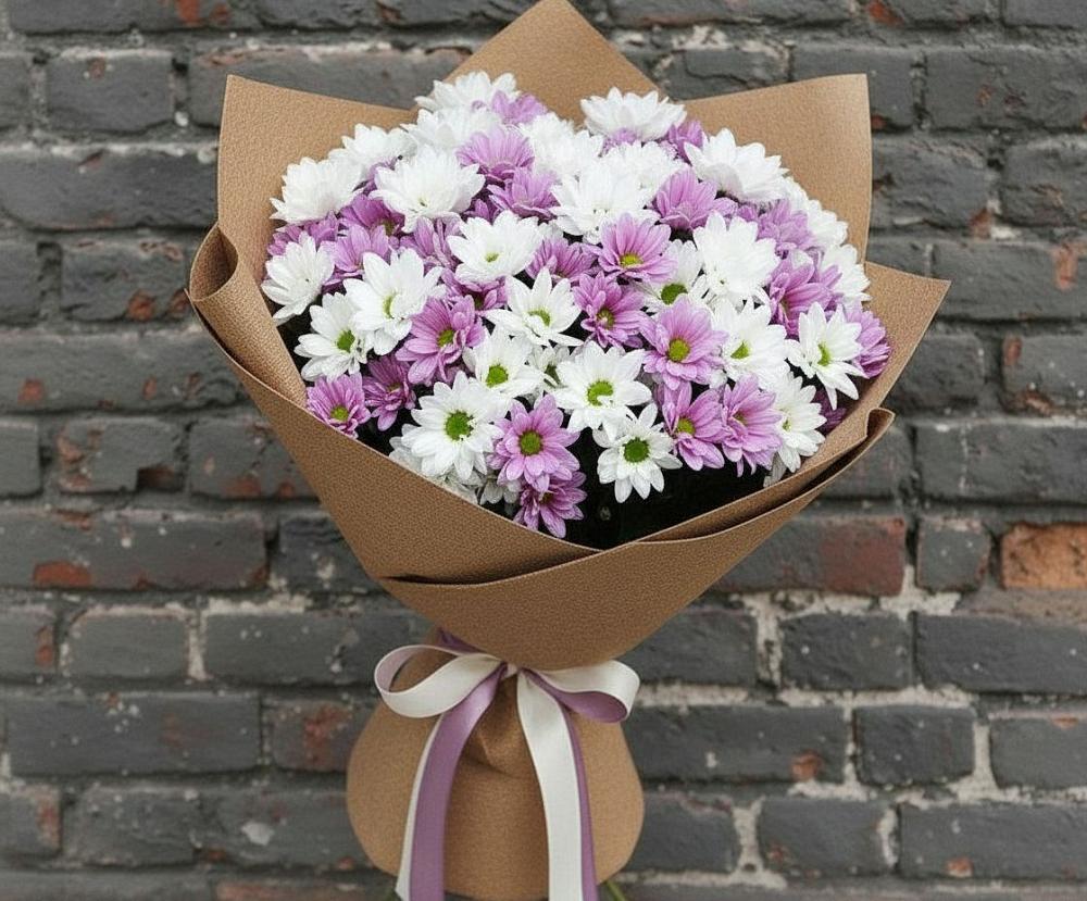 Букет цветов из: Хризантемы в Пролетарский Московской области