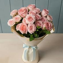 Букет Розовый шарм в Пролетарский Московской области