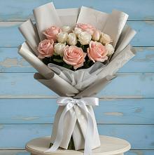 Букет цветов из:  Розы в Пролетарский Московской области
