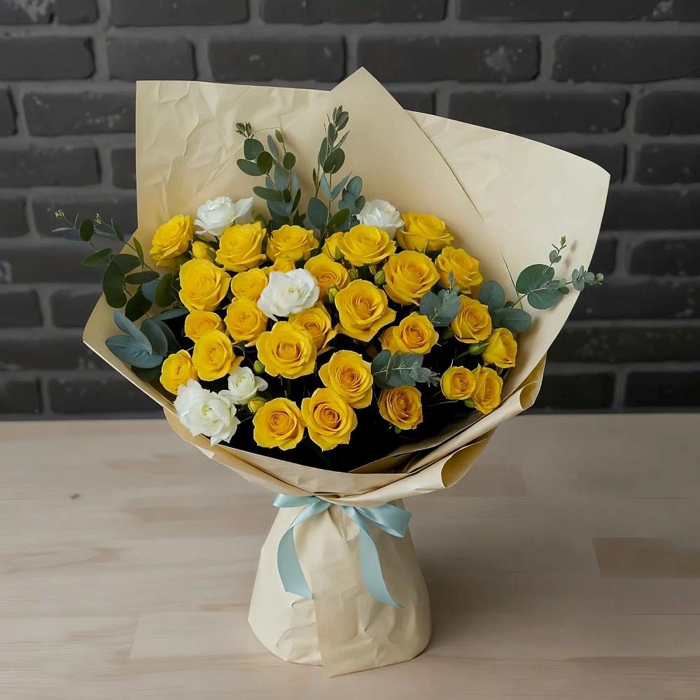 Букет цветов из: Розы в Пролетарский Московской области