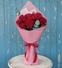 Букет цветов из:  Розы в Пролетарский Московской области
