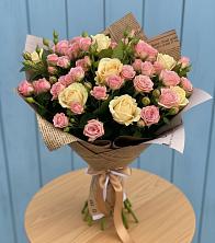 Букет цветов из:  Розы в Пролетарский Московской области