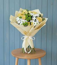 Букет цветов из:  Хризантемы и Розы #REPLACE_PRED# Пролетарский Московской области