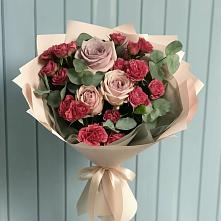 Букет цветов из:  Гвоздики и Розы #REPLACE_PRED# Пролетарский Московской области