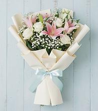Букет цветов из:  Лилии в Пролетарский Московской области