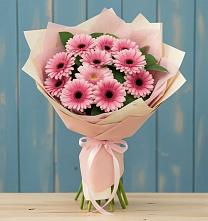 Букет цветов из:  Герберы в Пролетарский Московской области