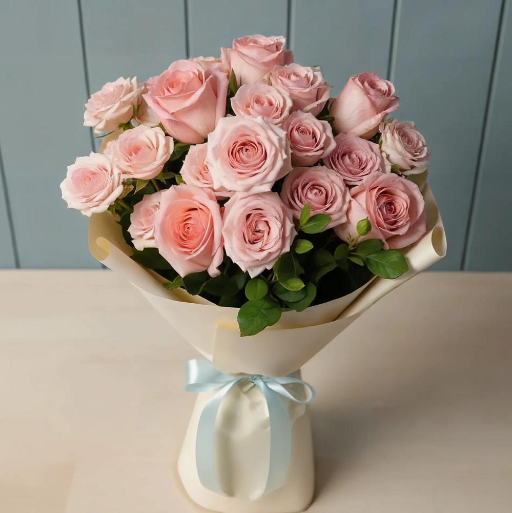 Букет Розовый шарм в Пролетарский Московской области