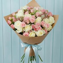 Букет цветов из:  Розы в Пролетарский Московской области