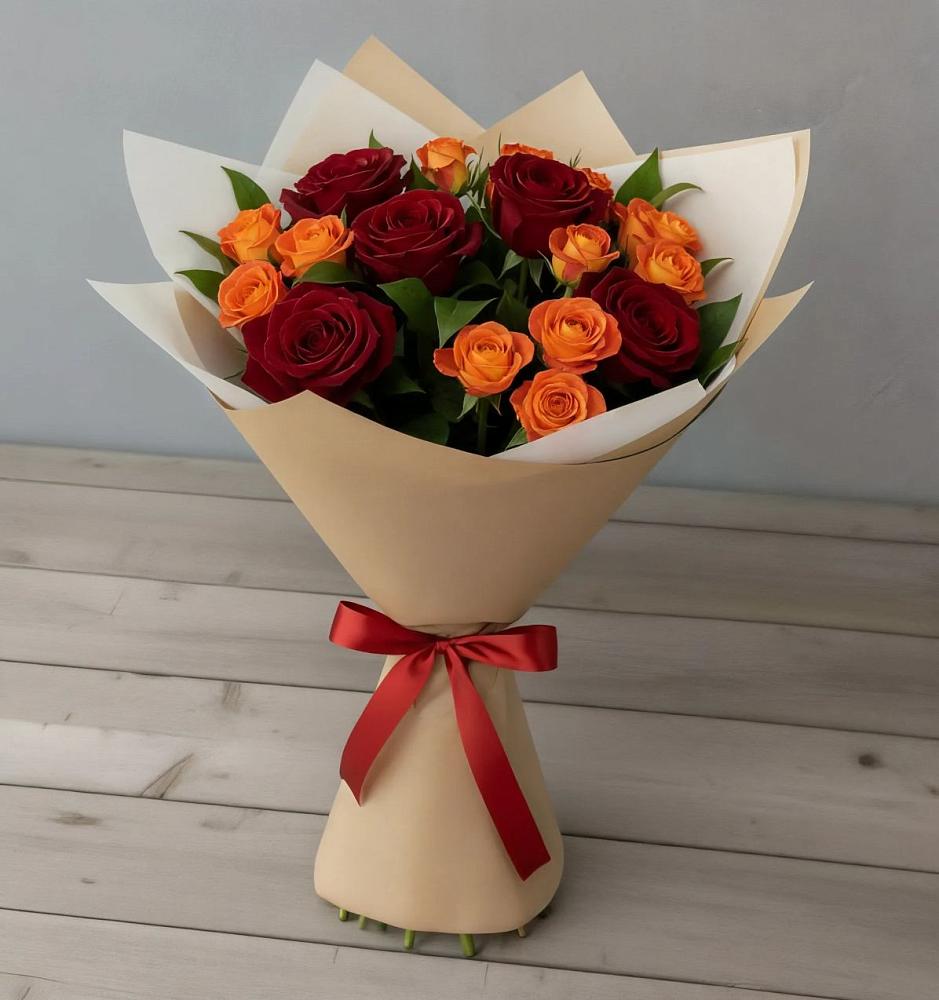 Букет Любовь и восторг в Пролетарский Московской области